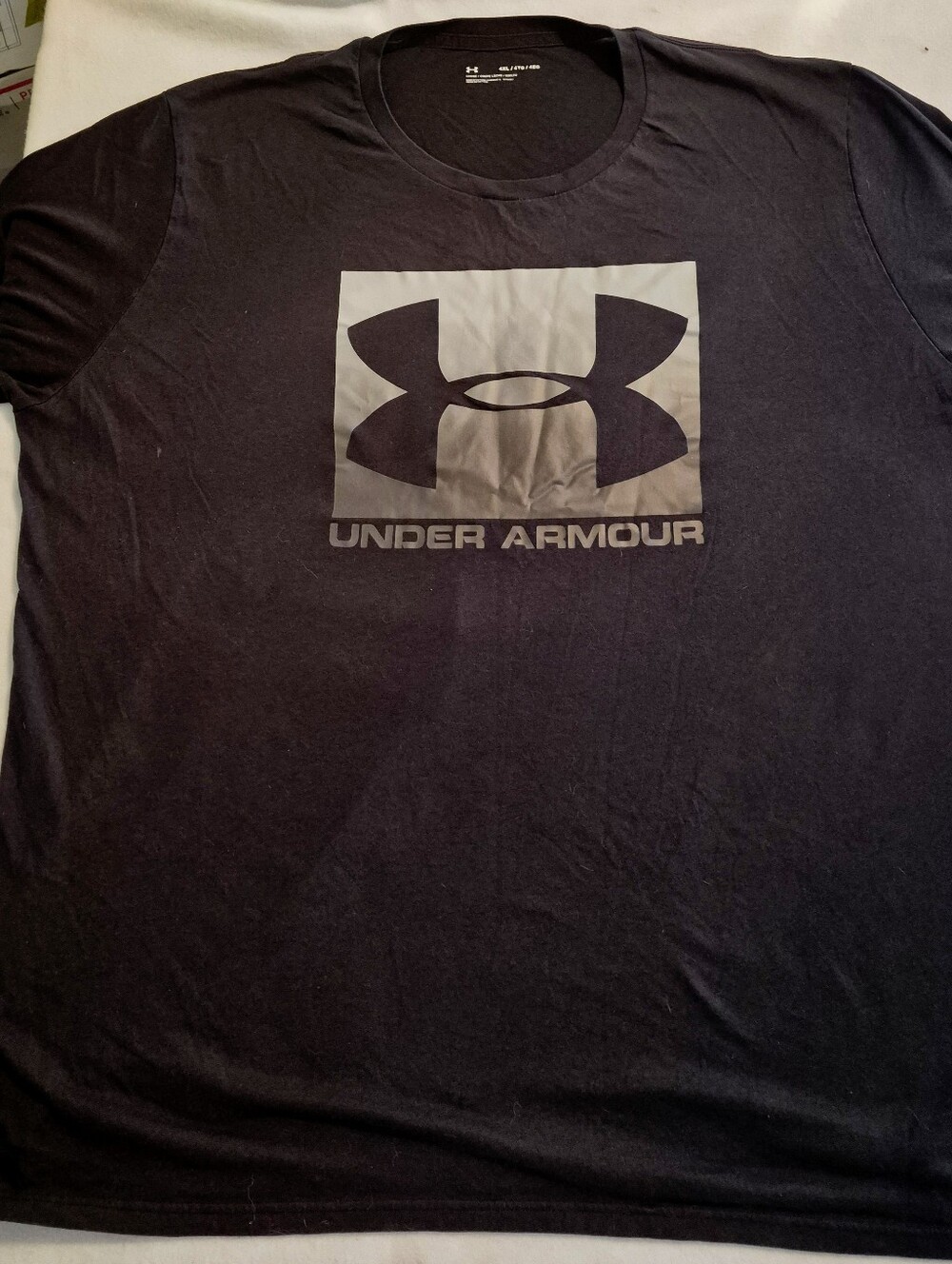 Under Armour Men's 4XL T-Shirt Tee Black Chest Logo